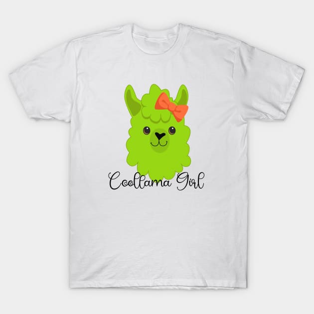 Coollama Girl T-Shirt by Animal Specials